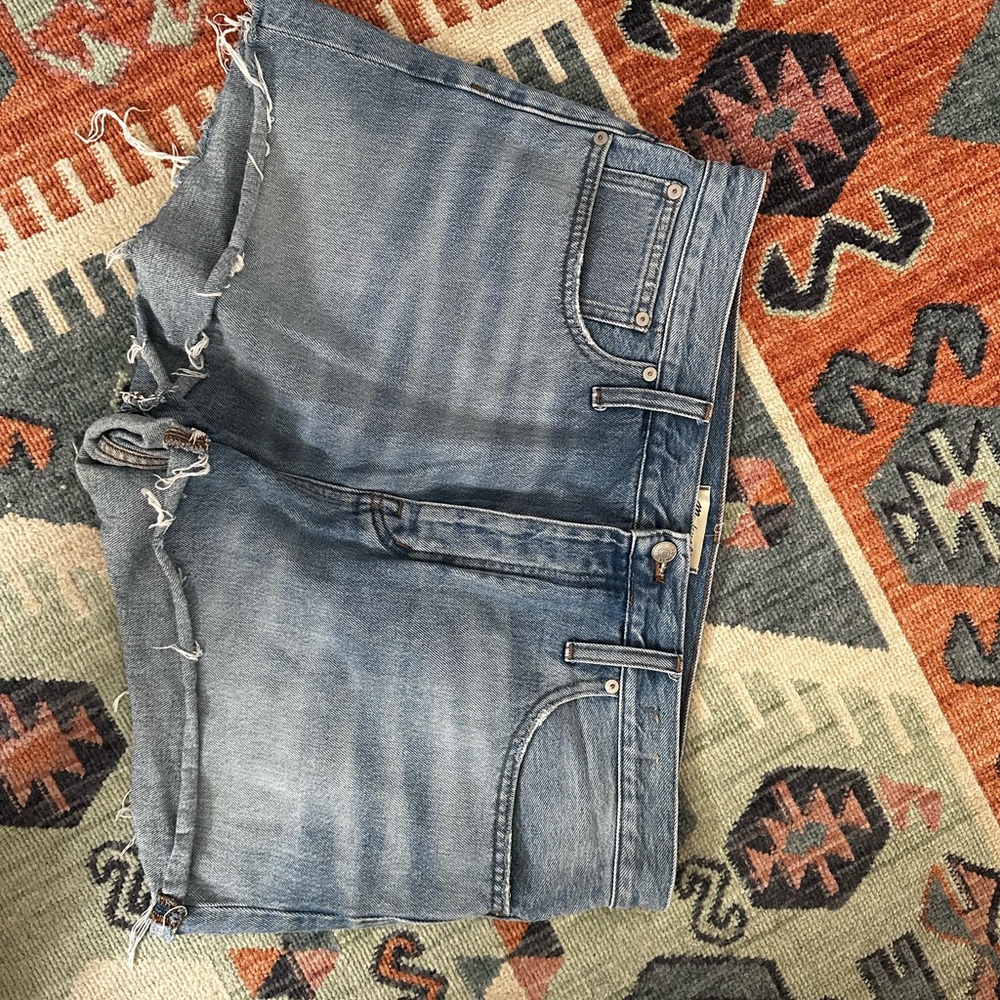 Madewell Women's Blue Jean Shorts